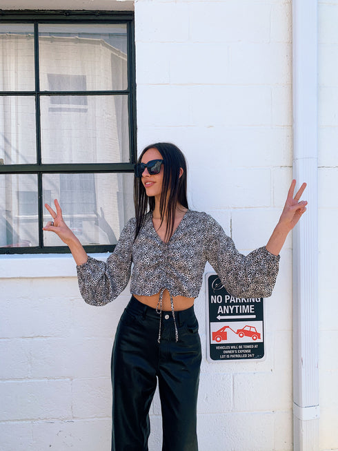 The Garden Party Top // Black